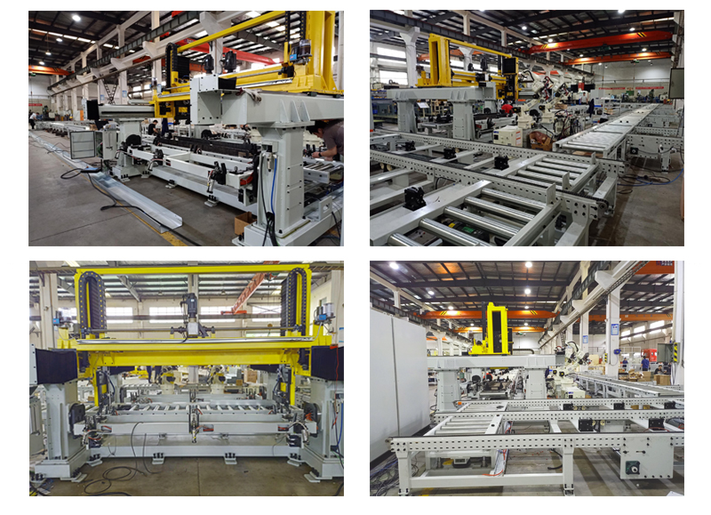 龍門吊上梁、立柱機器人弧焊流水線